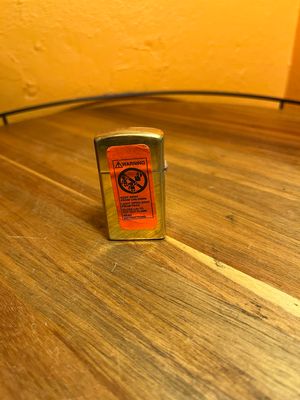 1992 Marlboro Steer Head Star Brass Sealed Unstruck Zippo Slim Lighter