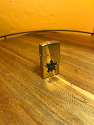 1992 Marlboro Steer Head Star Brass Sealed Unstruck Zippo Slim Lighter
