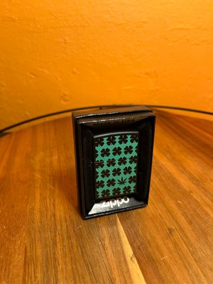 2018 Four Leaved Clover &amp; Pot Leaf Sealed Unstruck Zippo Lighter