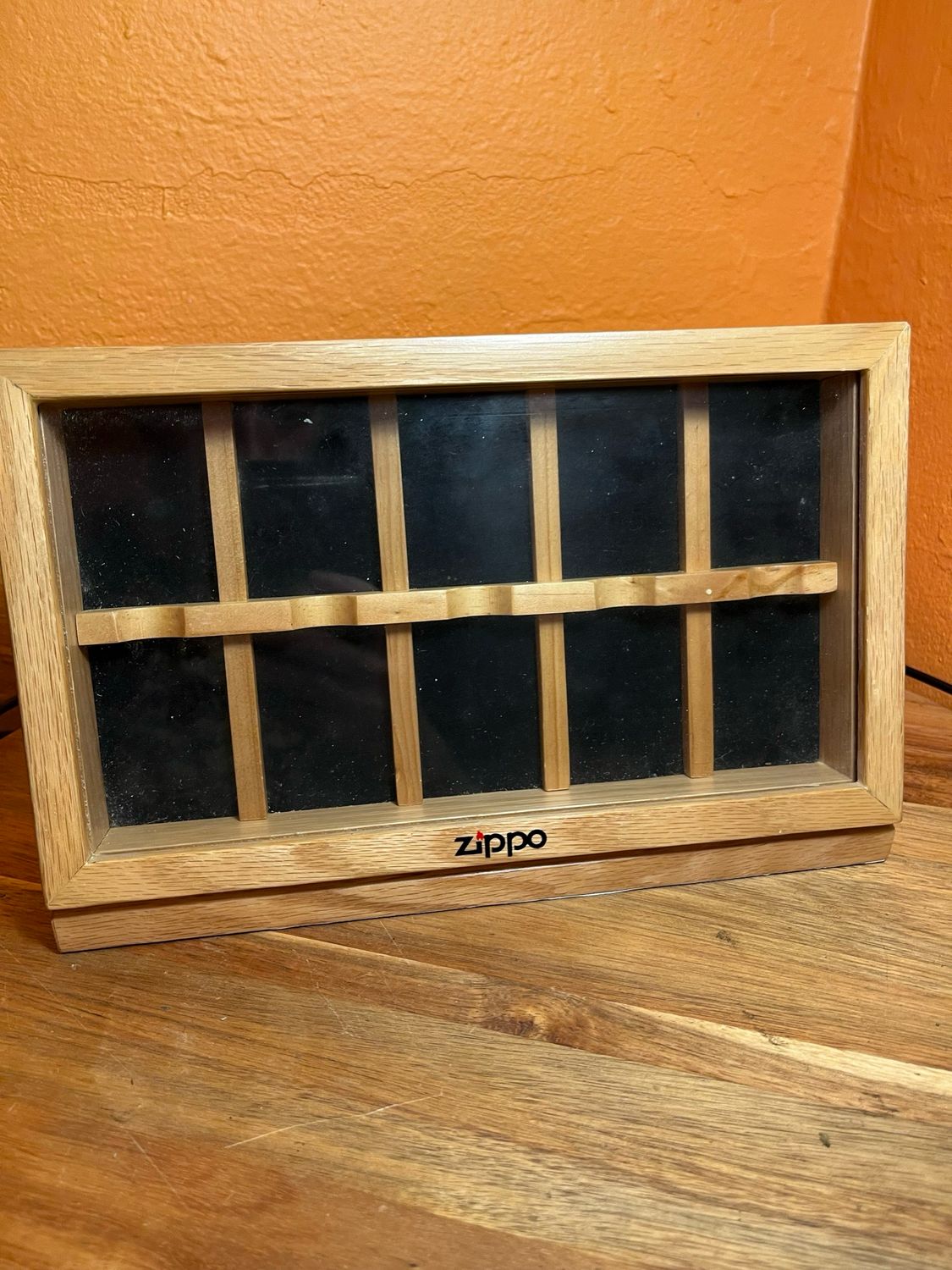 Ten Slot Zippo Display Case