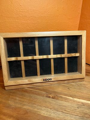 Ten Slot Zippo Display Case