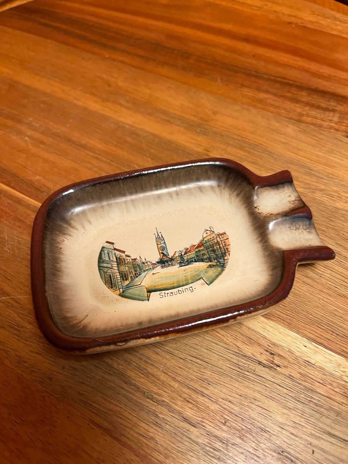 Straubing West German Souvenir Ashtray