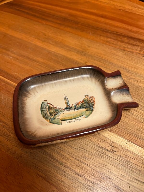 Straubing West German Souvenir Ashtray