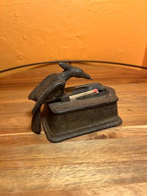 1890s Cast Iron Woodpecker Match Picker