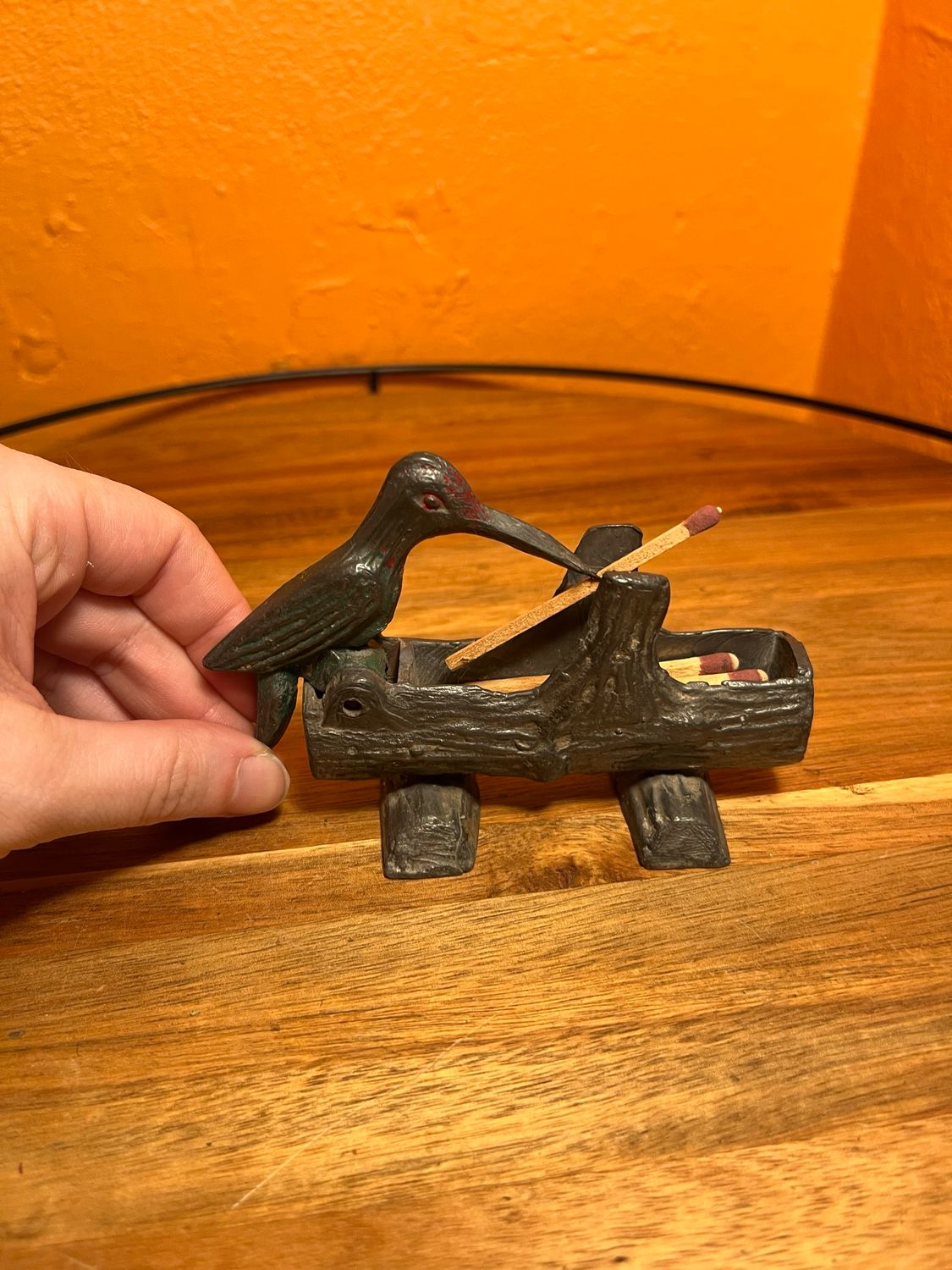Reliance Rockford Cast Iron Woodpecker Match Picker