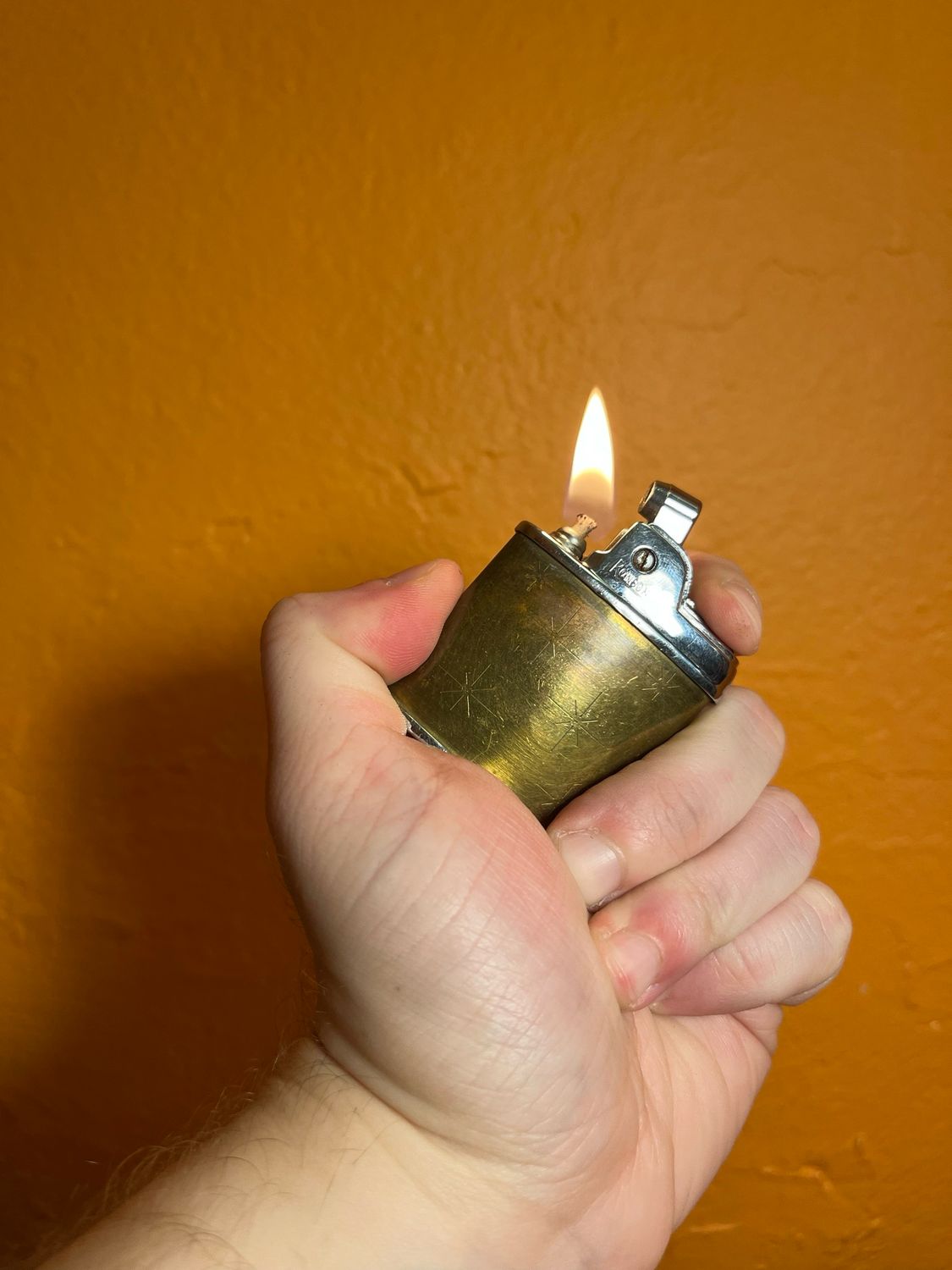 Ronson Sport Brassy Stars Lighter