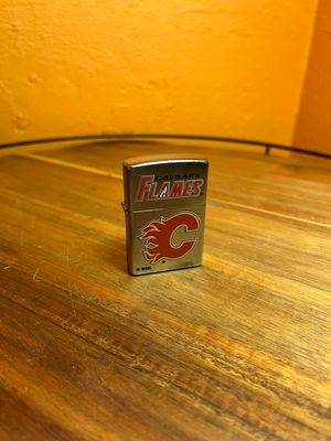 2020 Calgary Flames NHL Sealed Unstruck Zippo Lighter
