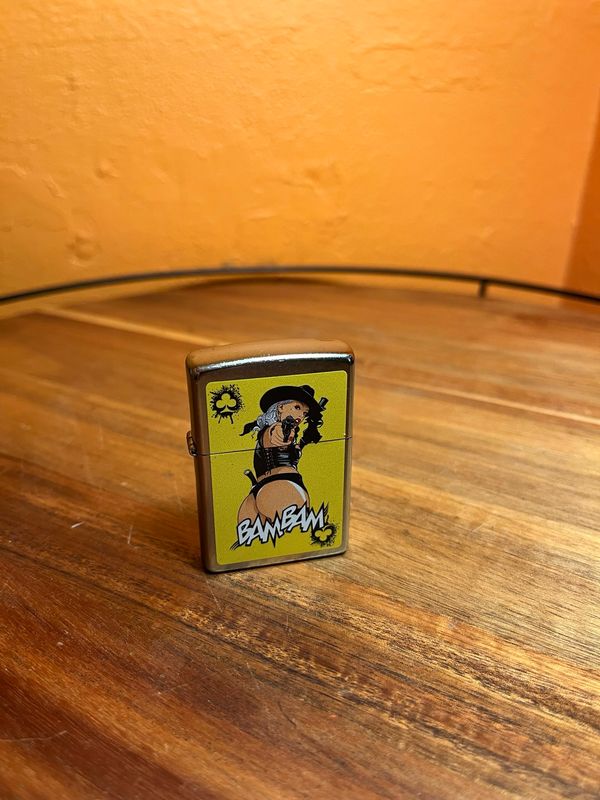 2024 Bam Bam Cowgirl Pinup Sealed Unstruck Zippo Lighter