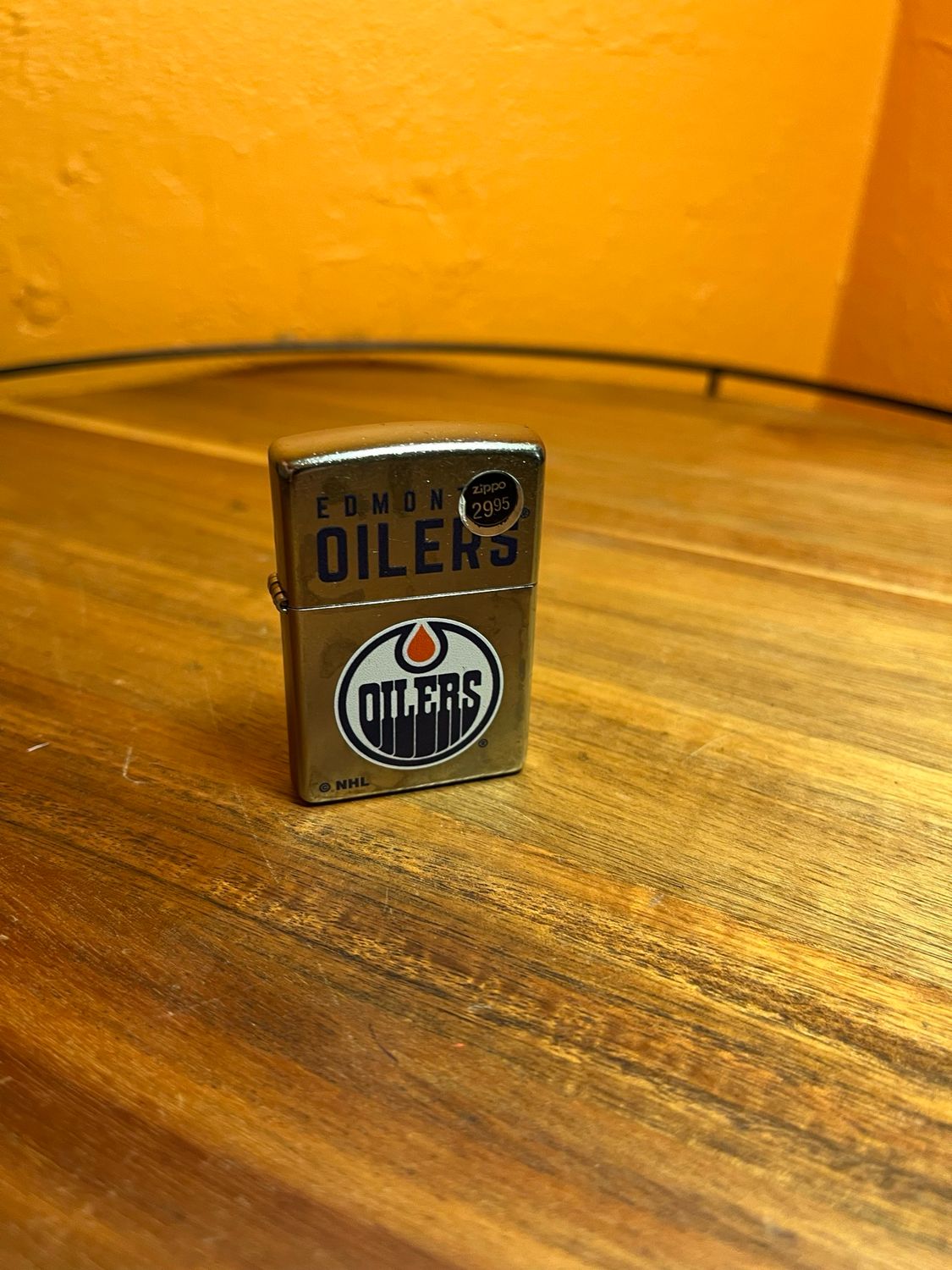 2020 Edmonton Oilers NHL Sealed Unstruck Zippo Lighter
