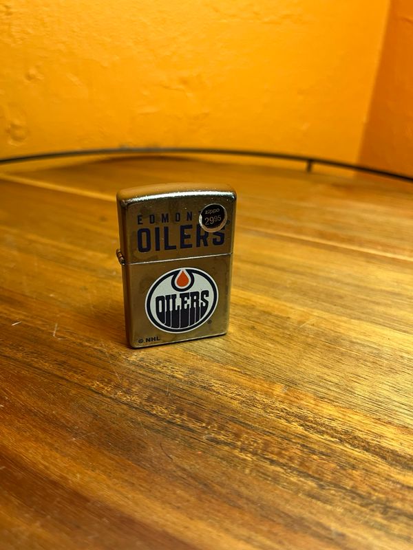 2020 Edmonton Oilers NHL Sealed Unstruck Zippo Lighter