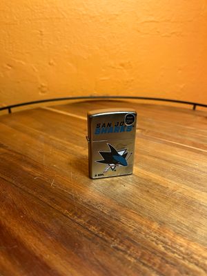 2021 San Jose Sharks NHL Sealed Unstruck Zippo Lighter