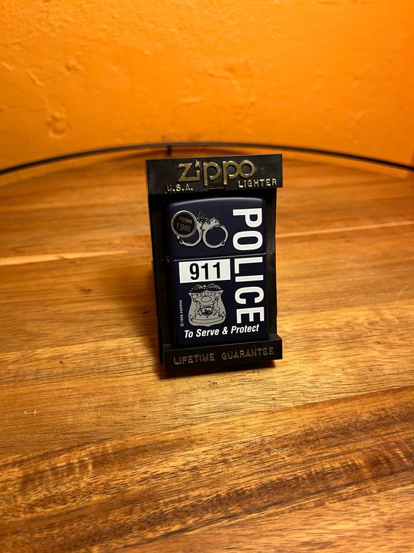 1996 Police 911 Copaganda Zippo Lighter