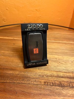 LTV Steel Zippo Money Clip Folding Knife