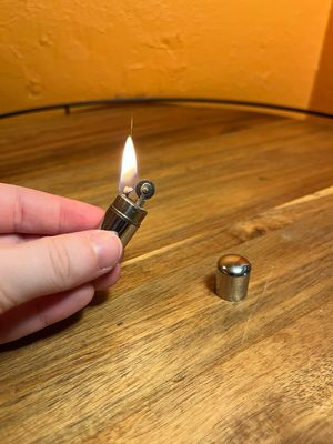 Silver Mini Capsule Lighter