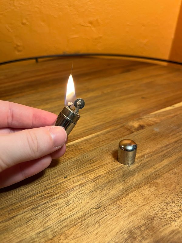 Silver Mini Capsule Lighter