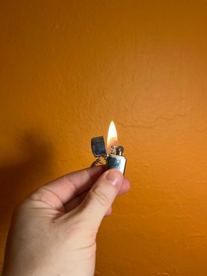 Flip Top Keychain Lighter