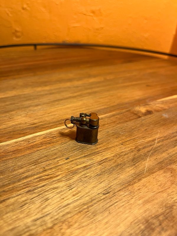 Brass Lift Arm Mini Keychain Lighter