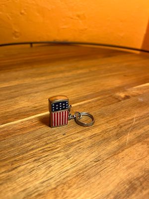 American Flag Keychain Lighter
