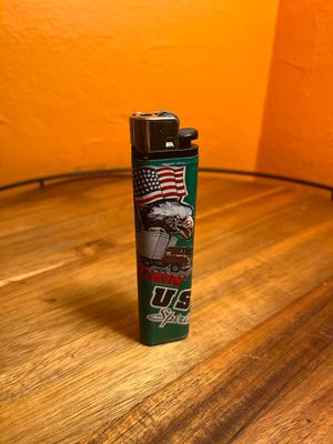 Keep On Truckin Oversized Patriotic Disposable Lighter