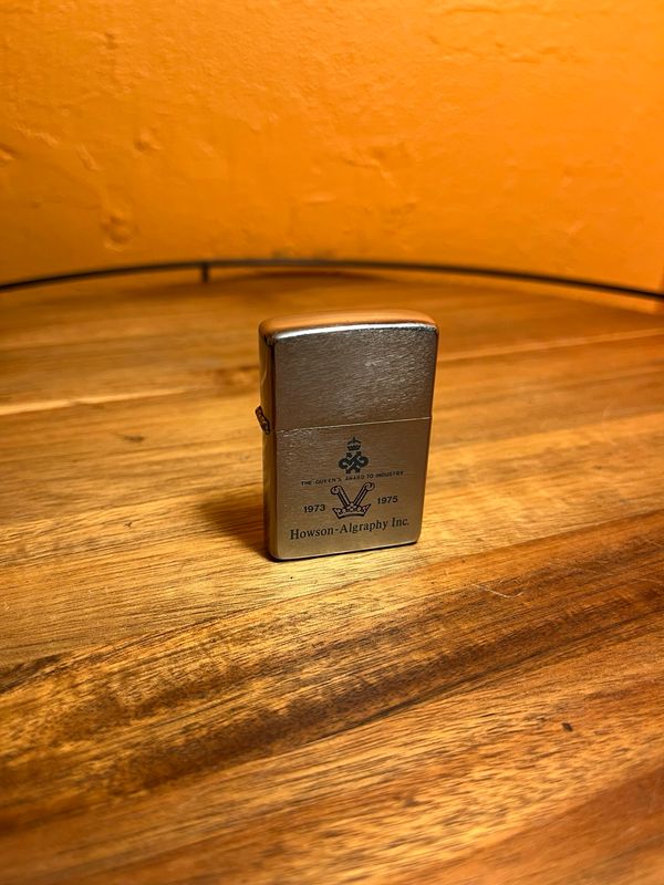 1976 Howson Algraphy Inc Zippo Lighter