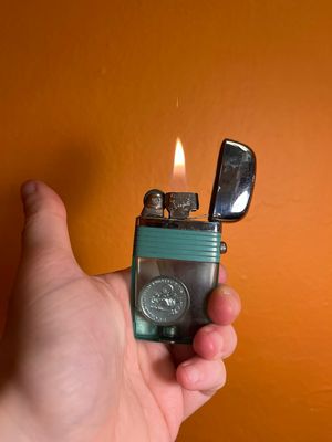 St Christopher Medallion Scripto Lighter