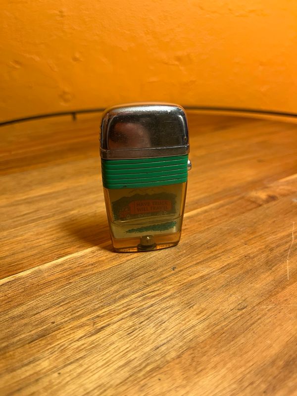 Have Truck Will Travel Scripto Lighter