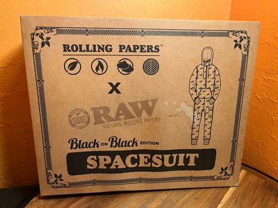 RAW Black On Black Spacesuit Adult Onesie Size Small