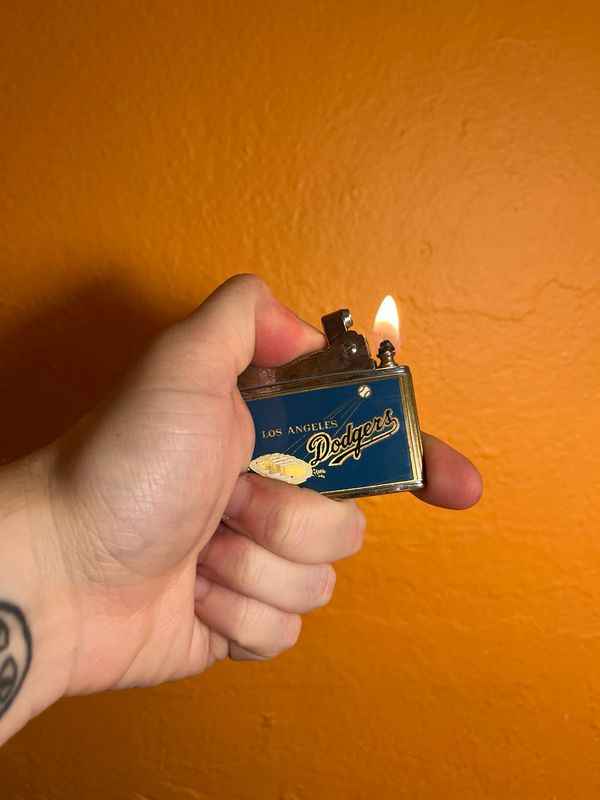 1959 Los Angeles Dodgers World Champs Flat Lighter