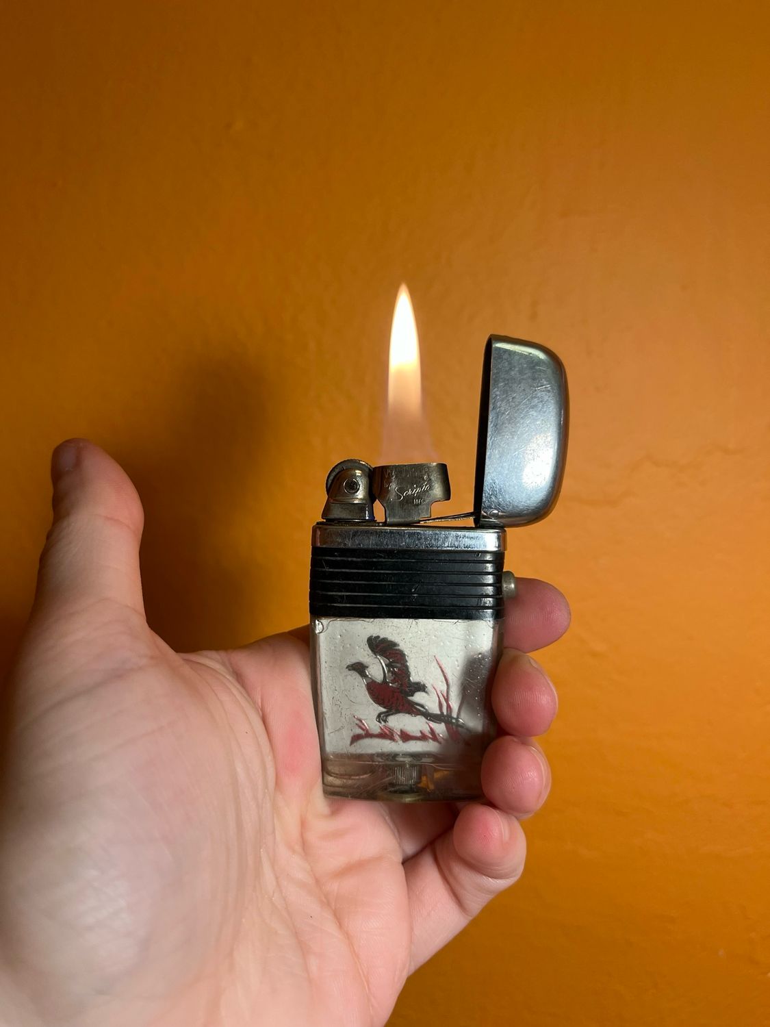 Ringneck Pheasant Scripto Lighter
