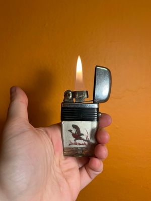 Ringneck Pheasant Scripto Lighter