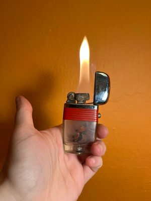 Skier Scripto Lighter