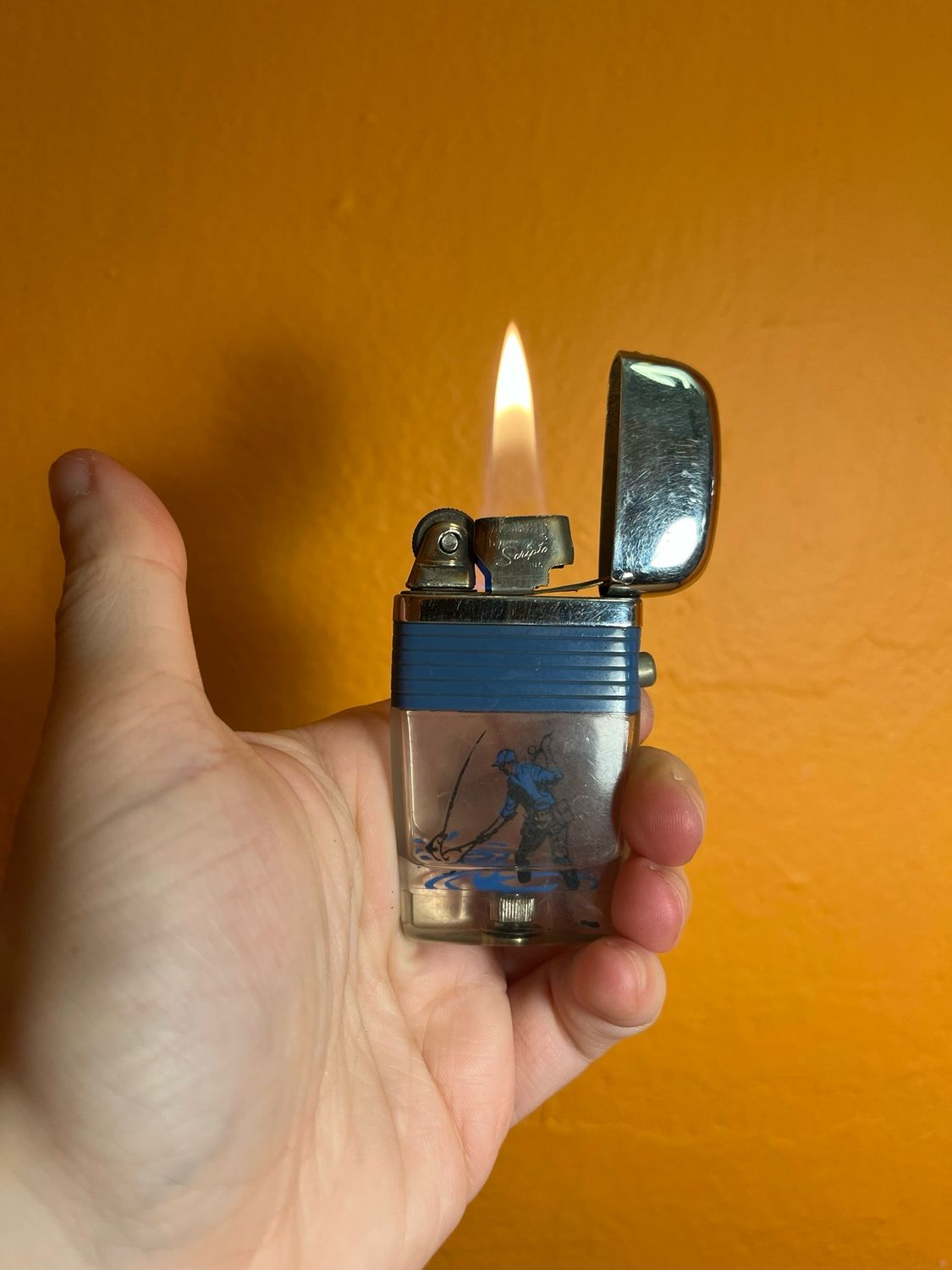 Fishing Scripto Lighter