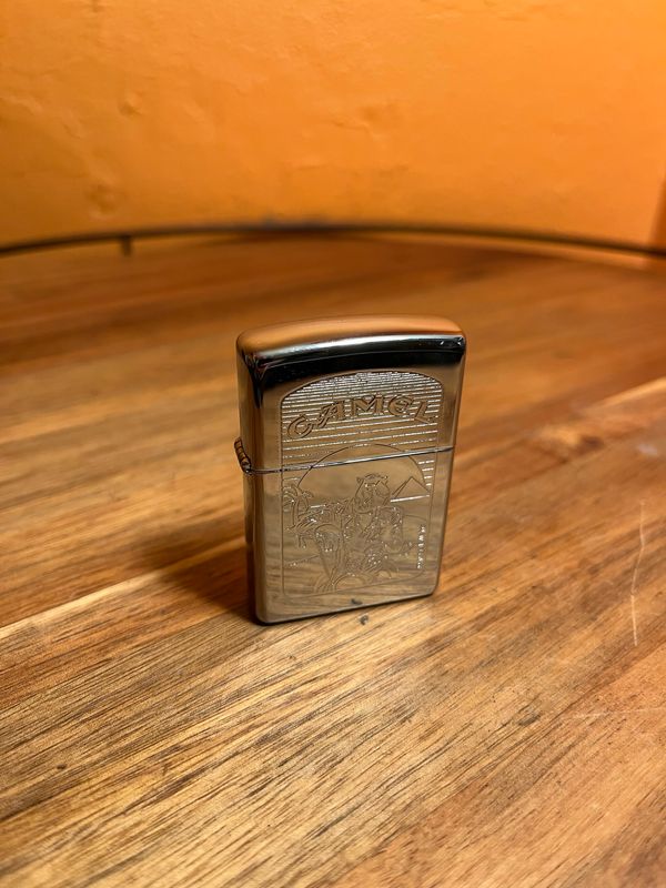1996 Mirrored Smokin Joe Zippo Lighter