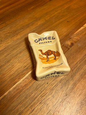 Camel Crushed Carton Ashtray