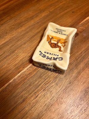 Camel Crushed Carton Ashtray