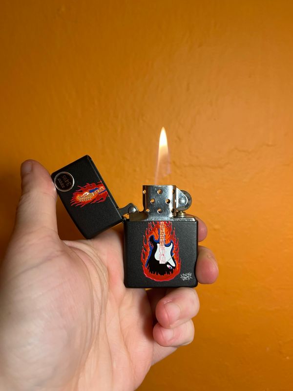 1998 Stanley Mouse Guitar Zippo Lighter
