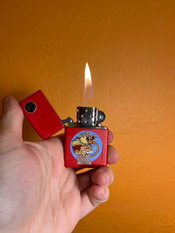 1998 Stanley Mouse Ice Cream Kid Zippo Lighter