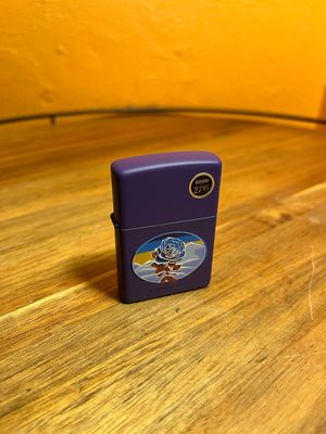 1998 Stanley Mouse Blue Rose Zippo Lighter