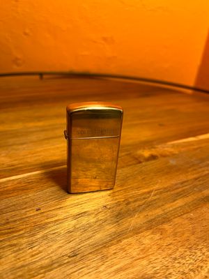 1992 Customized ‘GLM’ Brass Zippo Slim Lighter