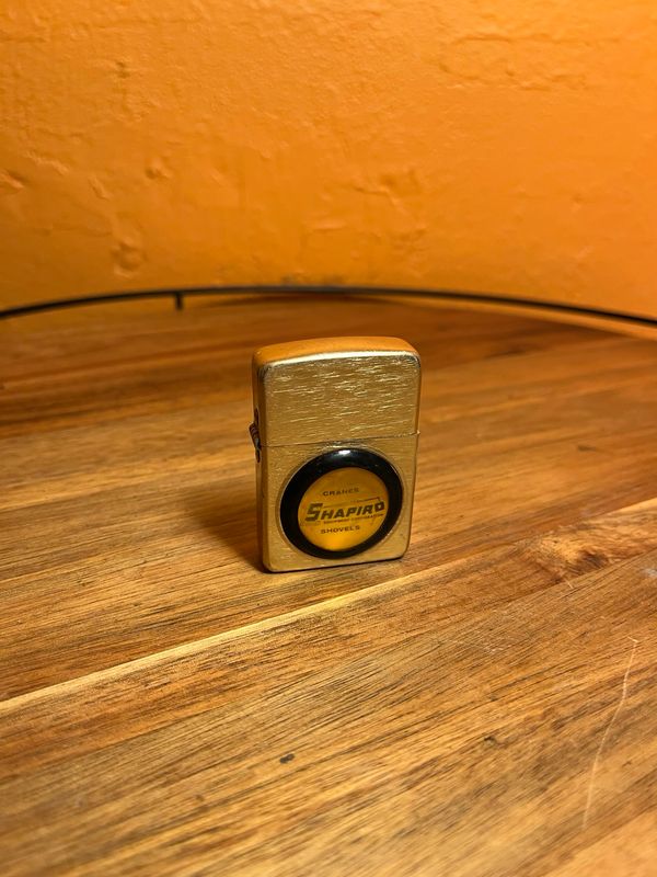Shapiro Cranes &amp; Shovels Flip Top Lighter