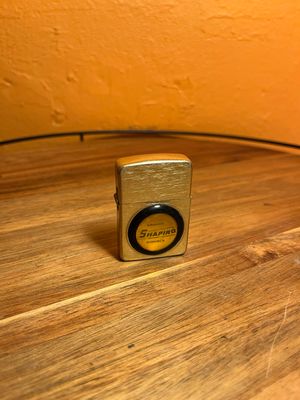 Shapiro Cranes &amp; Shovels Flip Top Lighter
