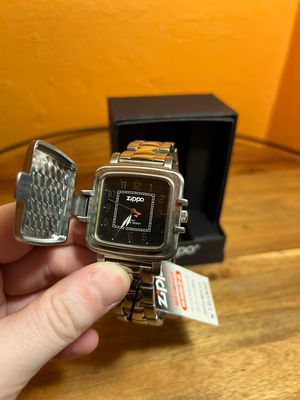 Chinese Zippo Brand Wristwatch With Face Cover