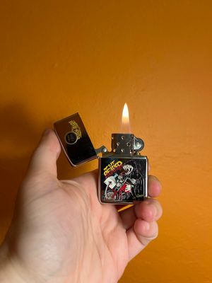 1992 Born To Ride The Reaper Zippo Lighter