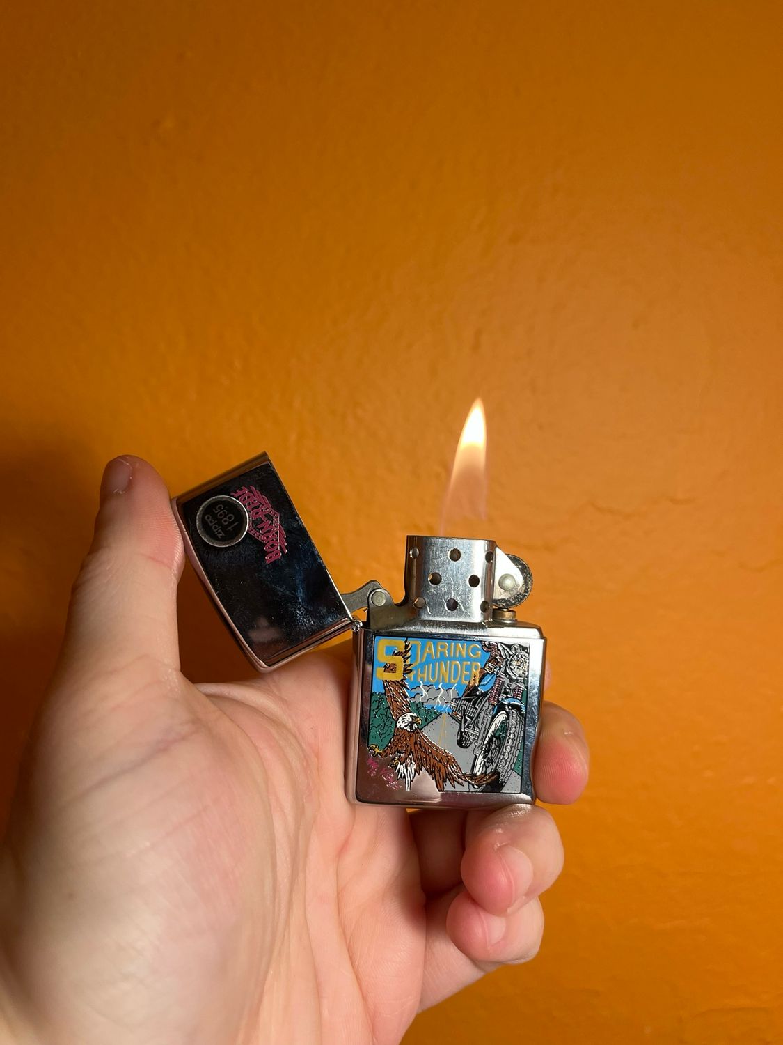 1992 Born To Ride Soaring Thunder Zippo Lighter