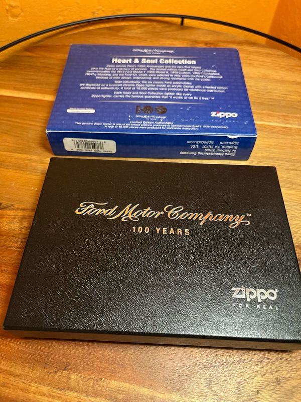 2003 Ford Heart &amp; Soul Collection 1928 Model A Zippo Lighter