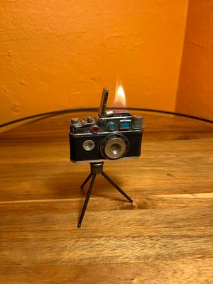 Oriental Photo Lite Made In Occupied Japan Camera Table Lighter