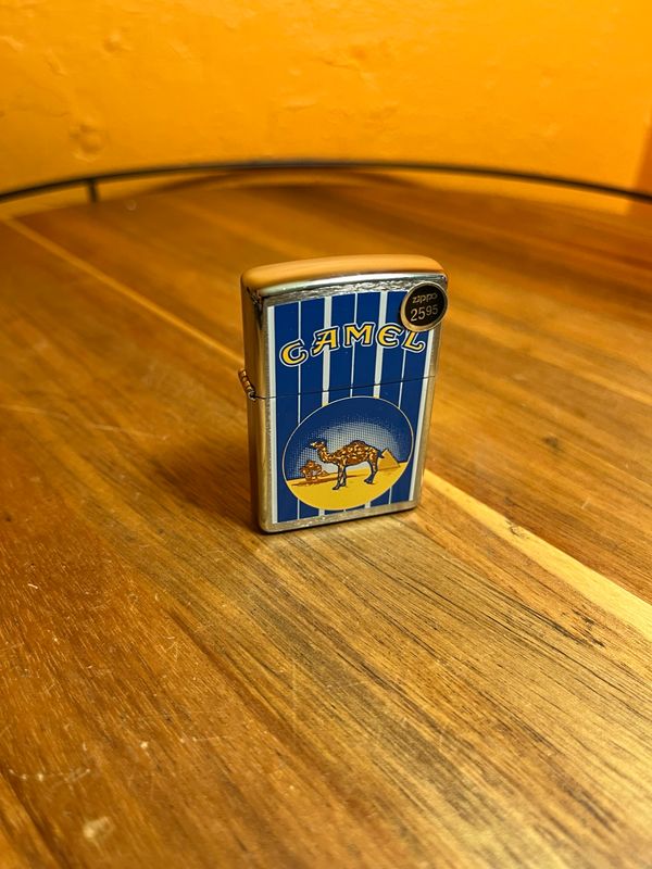 1999 Camel Blue &amp; Yellow Circle Sealed Unstruck Zippo Lighter
