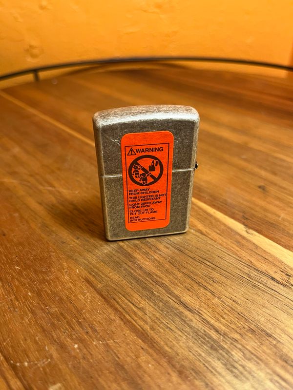 1998 Camel 85th Anniversary Antiqued Silver Sealed Unstruck Zippo Lighter