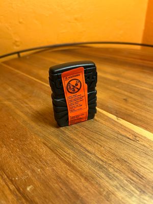 1998 Raised Matte Black Camel Sealed Unstruck Zippo Lighter