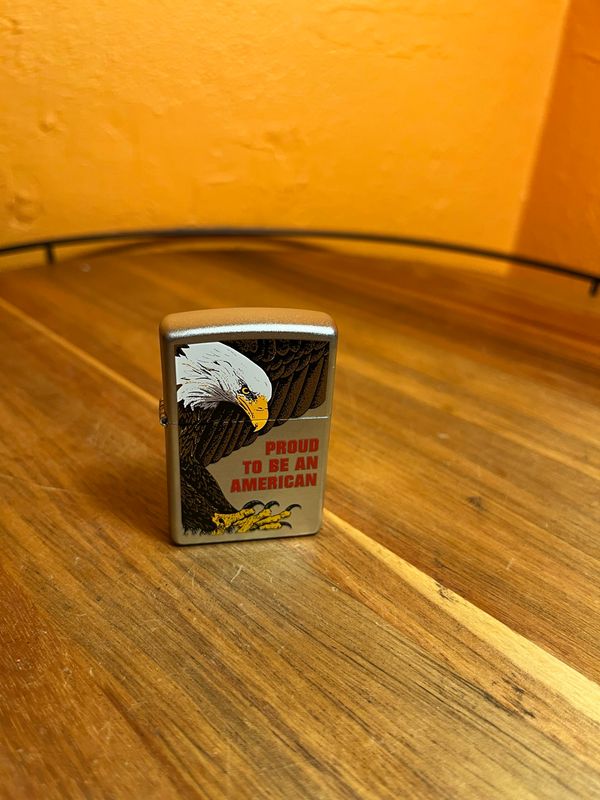 2001 Proud To Be An American Bald Eagle Zippo Lighter